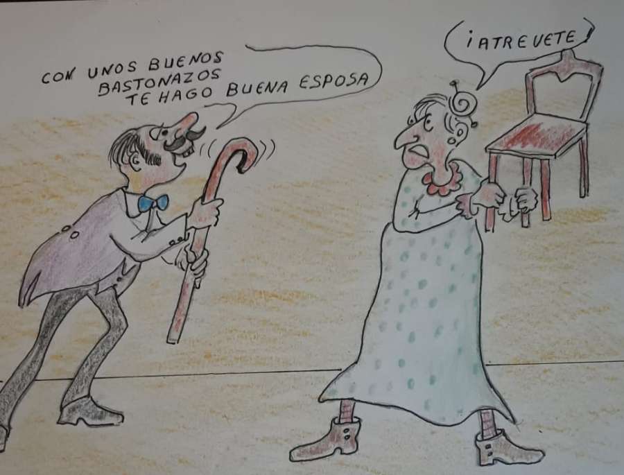 Abusos. Ilustración: Juana Moreno molina