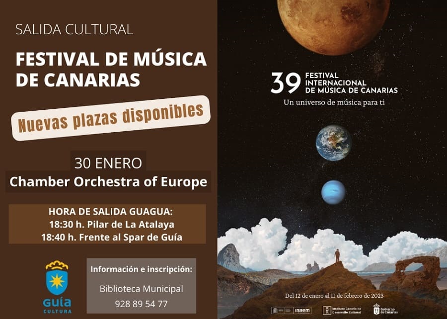 Cartel del concierto