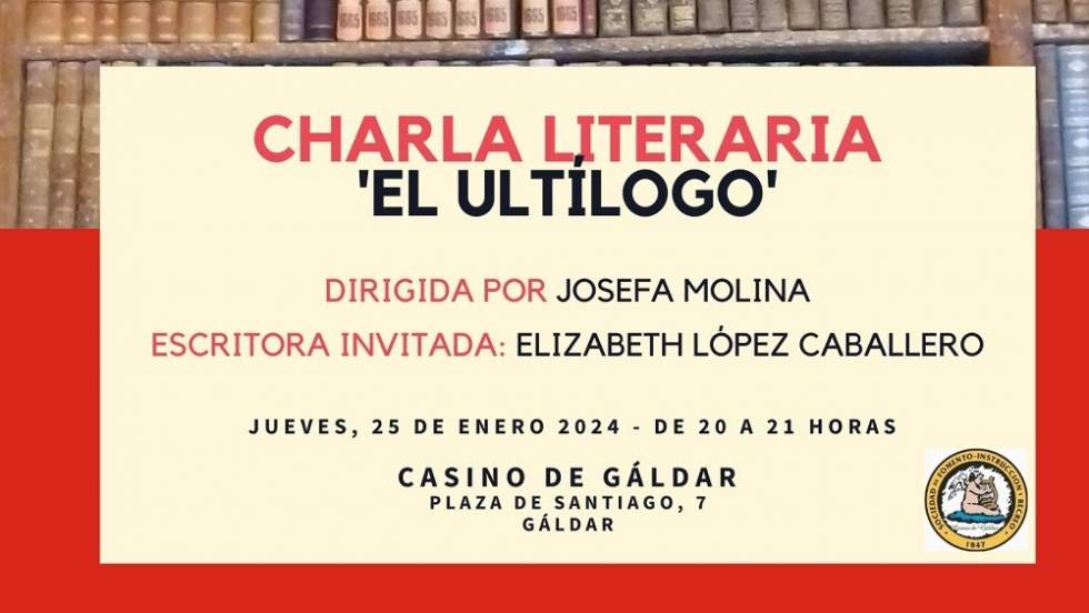 Cartel de la charla
