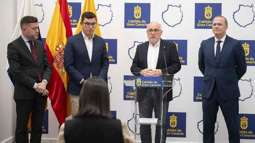 Teodoro Sosa, Pablo Rodríguez, Antonio Morales y Augusto Hidalgo en la imagen