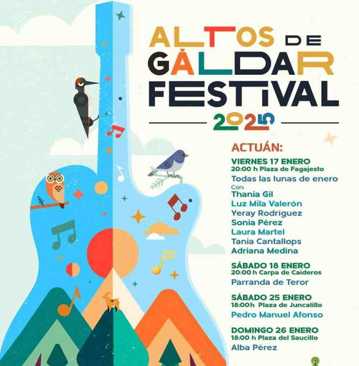 Cartel festival Altos de Gáldar
