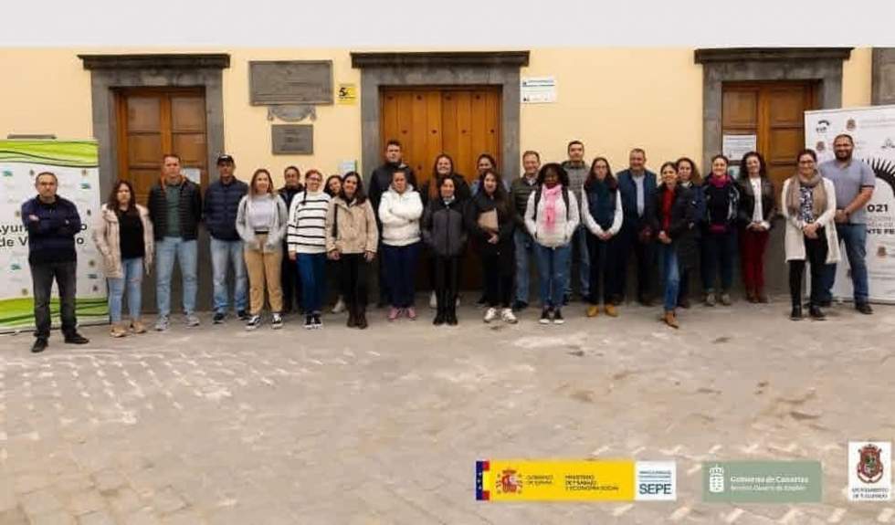 Alumnos del PFAE de Valleseco