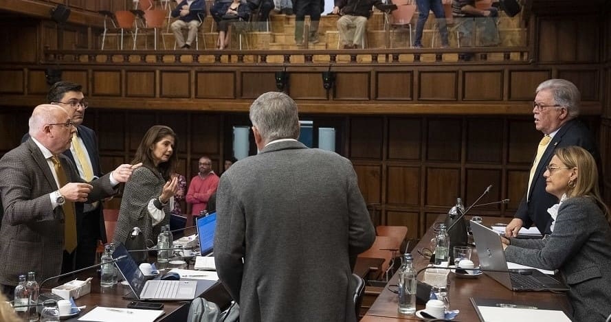 Imagen del pleno en el Cabildo