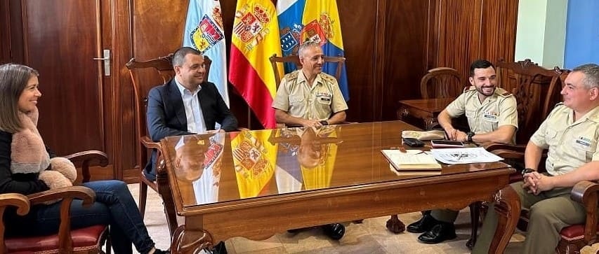 Preparativos del acto