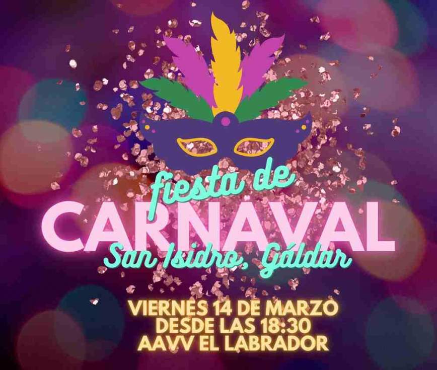 Fiesta de carnaval en San Isidro