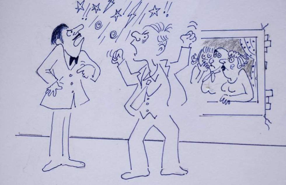 Novios. Ilustración: Juana Moreno Molina