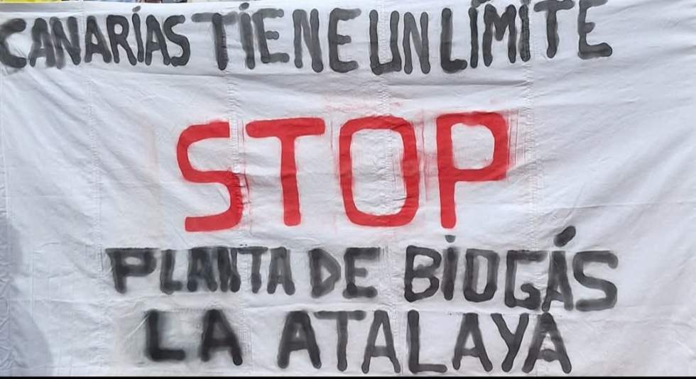 Plataforma Stop Planta de Biogás en La Atalaya: 