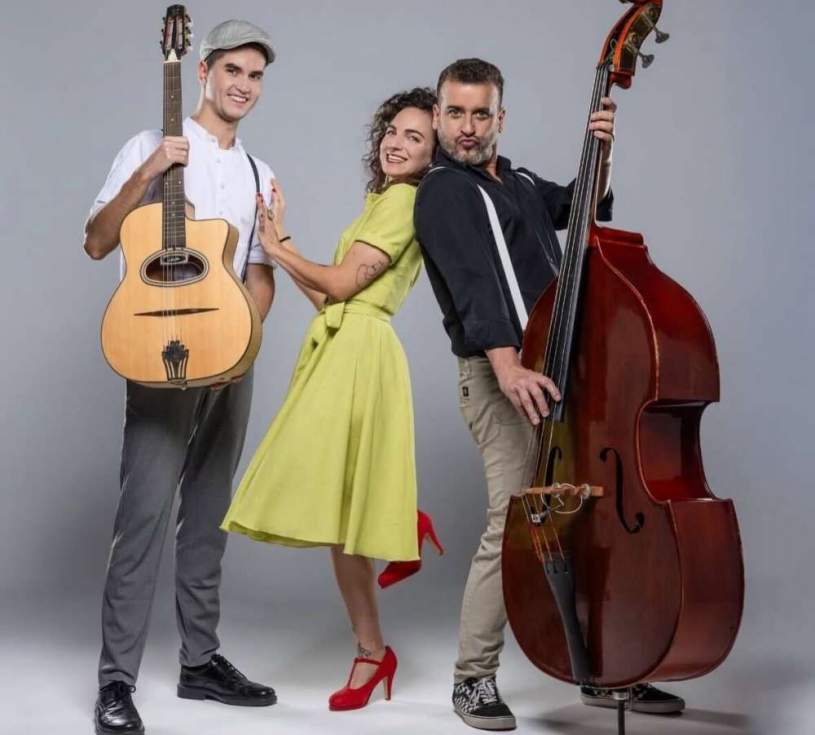 El grupo musical 'Pl&aacute;tano Swing'