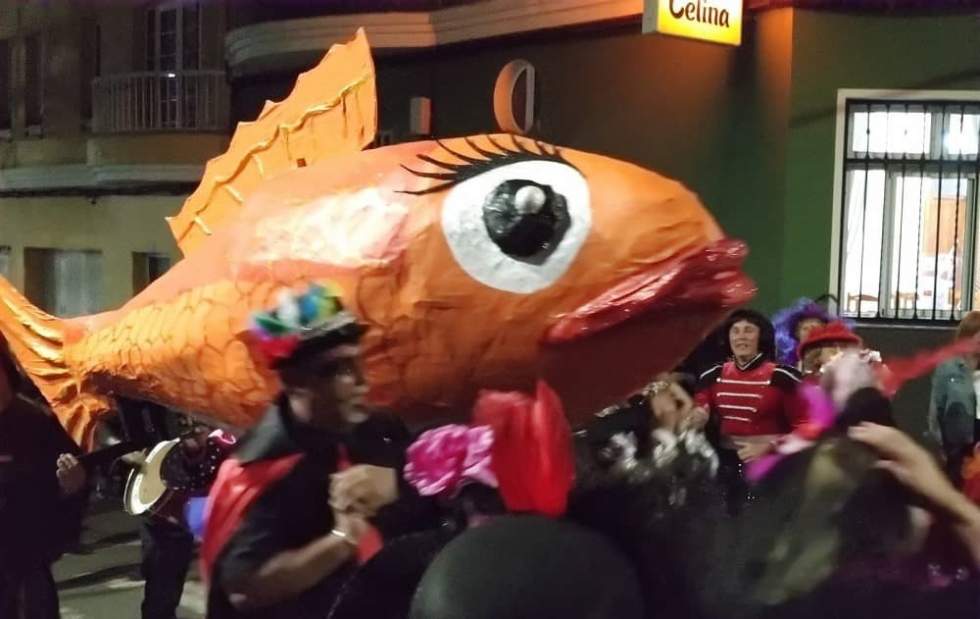 Quema del Besugo en Barrial