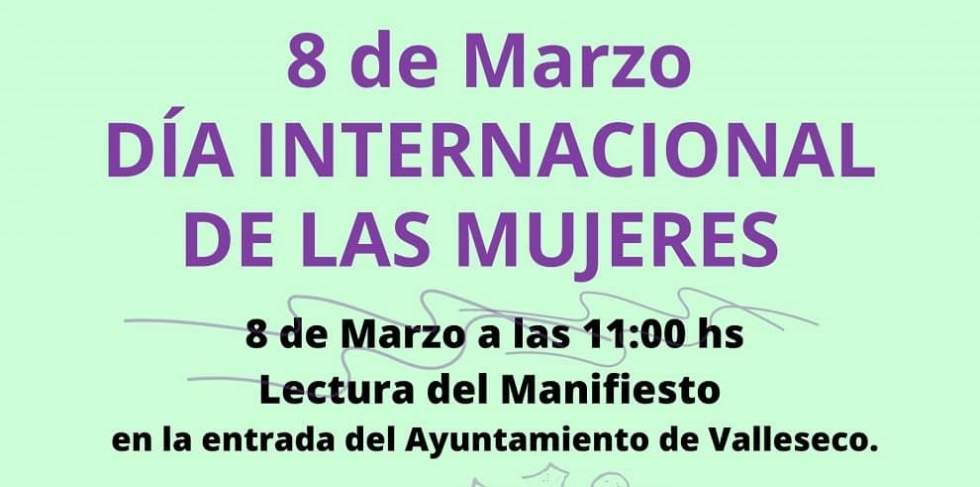 Día de la mujer en Valleseco