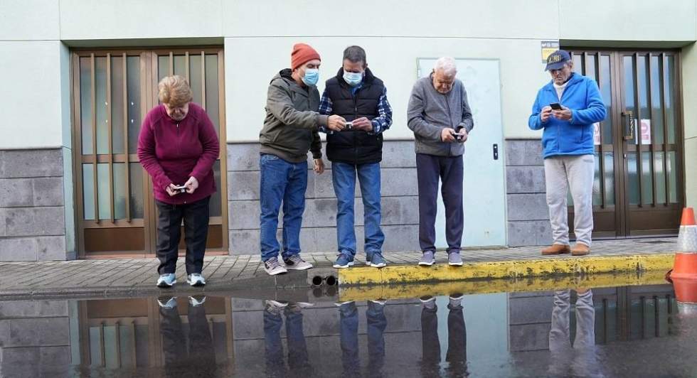 Mayores de Valleseco participantes en el taller