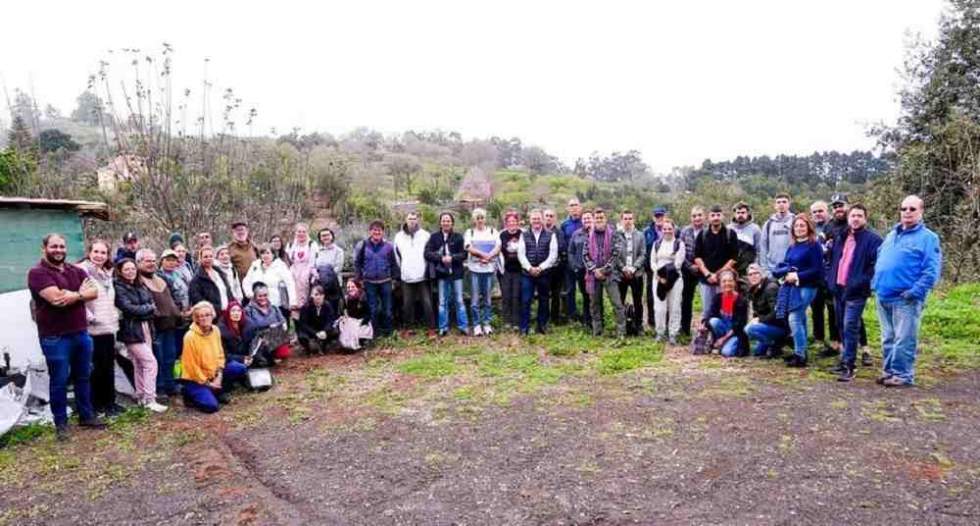 Valleseco ha dado la bienvenida a los PFAE forestales