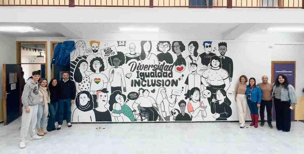 Inauguración del mural