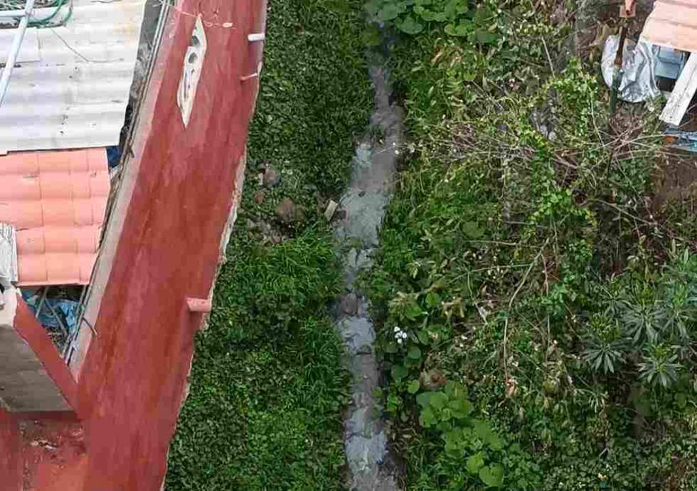 Imagen del vertido de aguas fecales