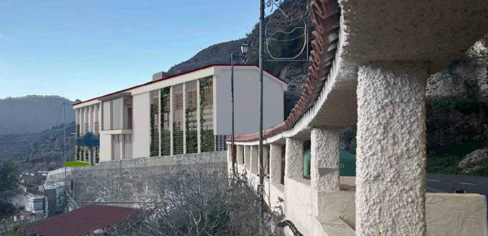 Proyección del Centro de Interpretación de Barranco Hondo