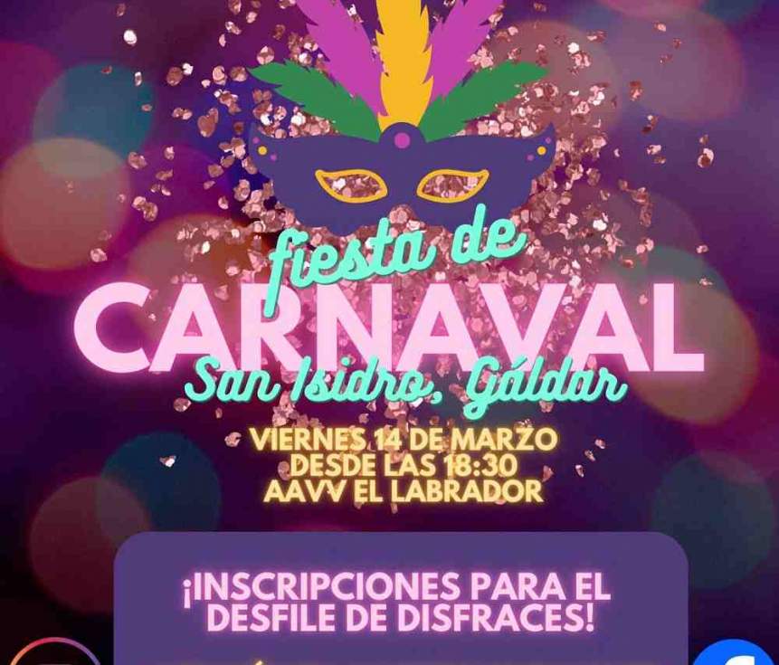 Fiesta de carnaval en San Isidro