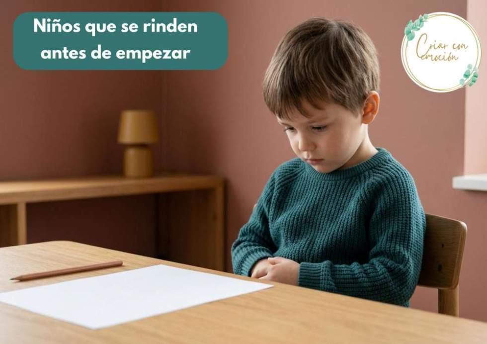 Niños que se rinden antes de empezar, por Haridian Suárez Vega