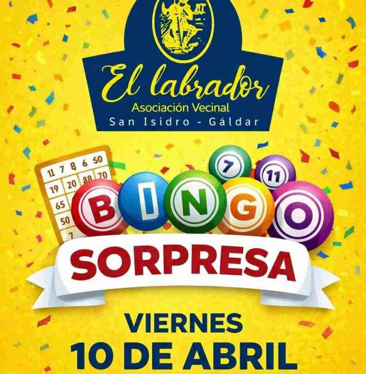 Bingo sorpresa en San Isidro