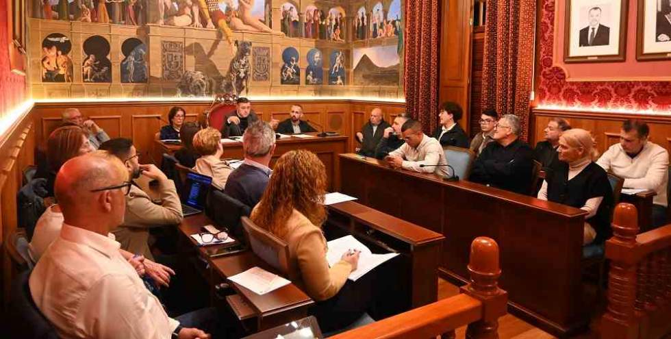 Pleno del pasado jueves en G&aacute;ldar