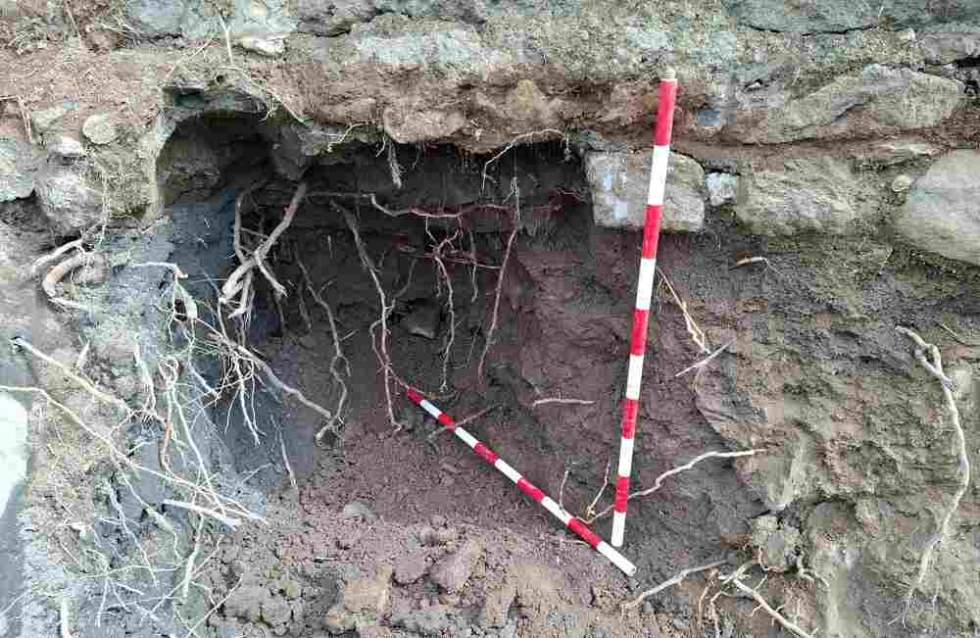 Restos encontrados en Arucas