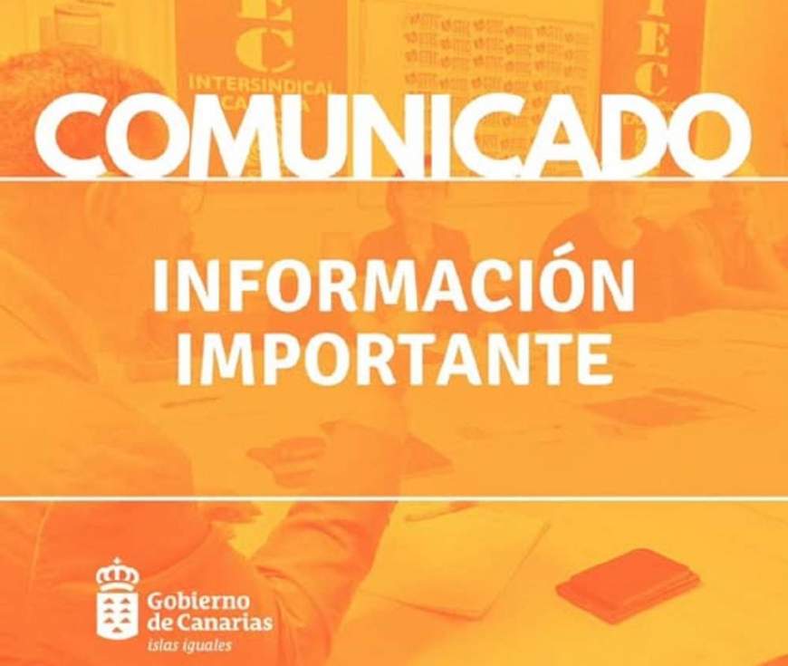 Educación establece medidas para la actividad lectiva del jueves y viernes en Canarias ante la situación metereológica