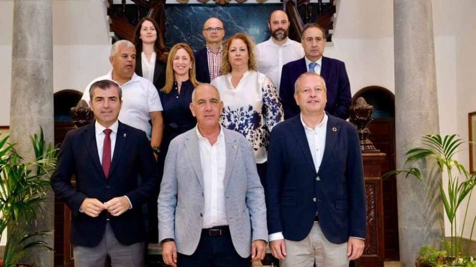 El vicepresidente del Gobierno de Canarias Manuel Domínguez visitó Teror