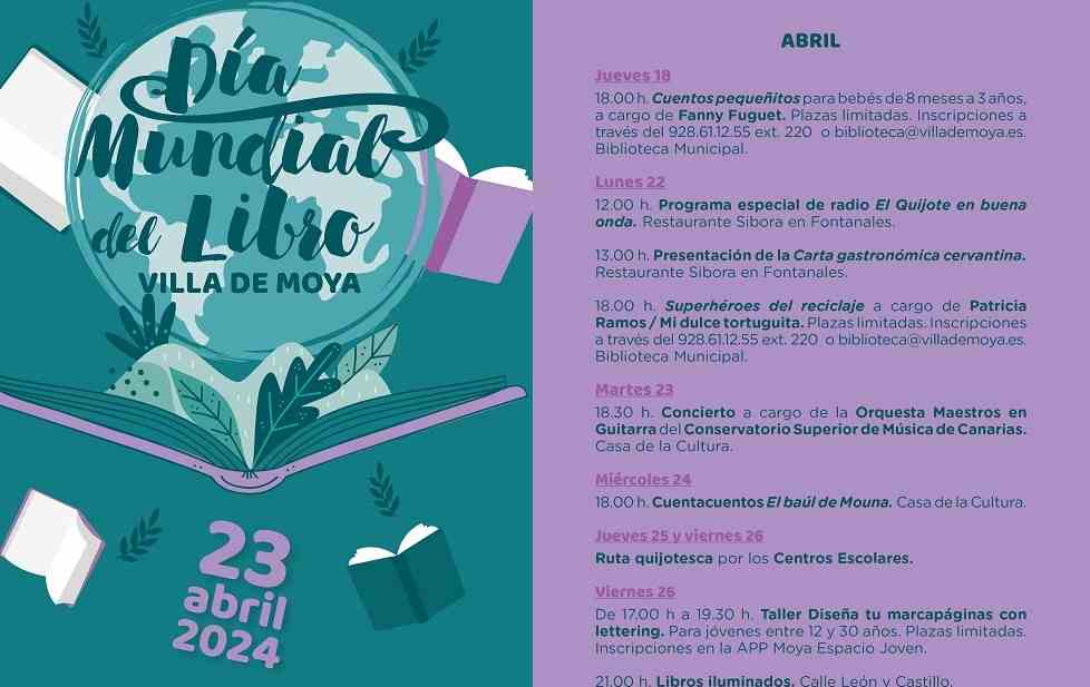 Día del libro en Moya