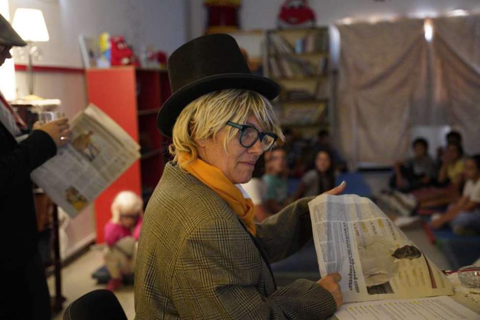 Acampada literaria en el CEIP Luis Cortí (fotos)