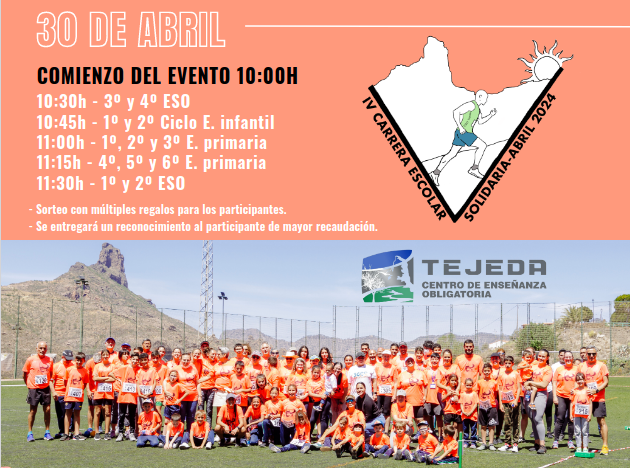 IV Carrera Escolar Solidaria en Tejeda