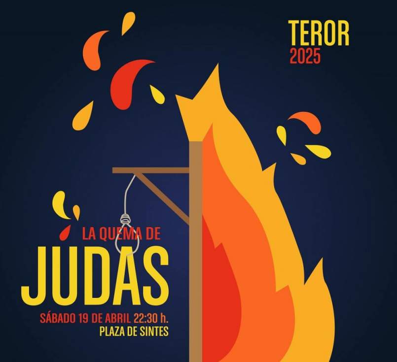 Teror prepara la quema de Judas