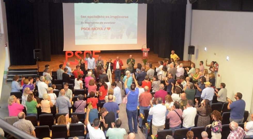 Presentación de la candidatura del PSOE en Moya