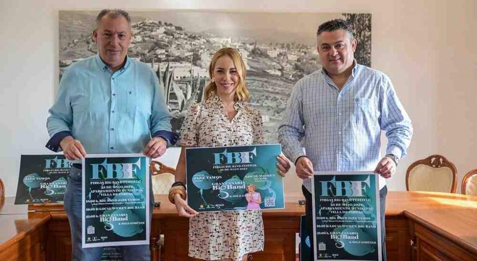 Alexis Henríquez, Guacimara Medina y Sebastián Gil, promotores del evento