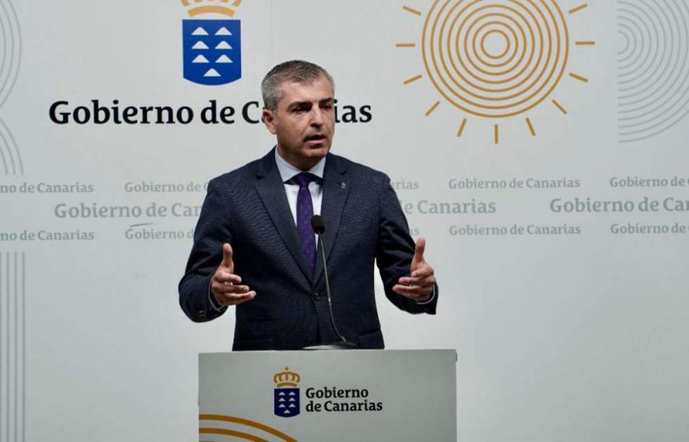 El vicepresidente, Manuel Domínguez, durante la presentación del barómetro del autónomo.