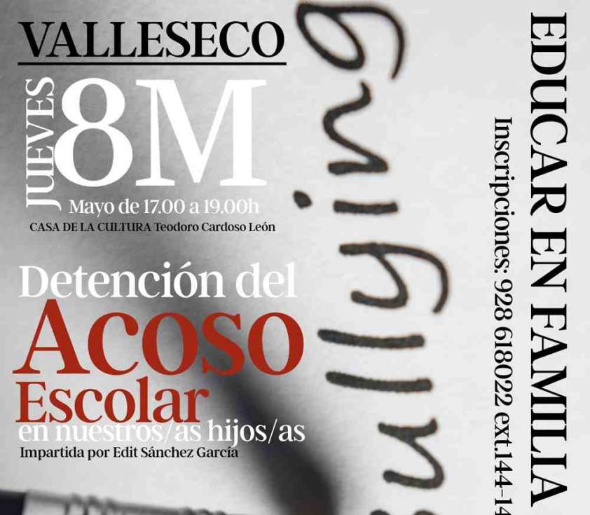Cartel de la charla