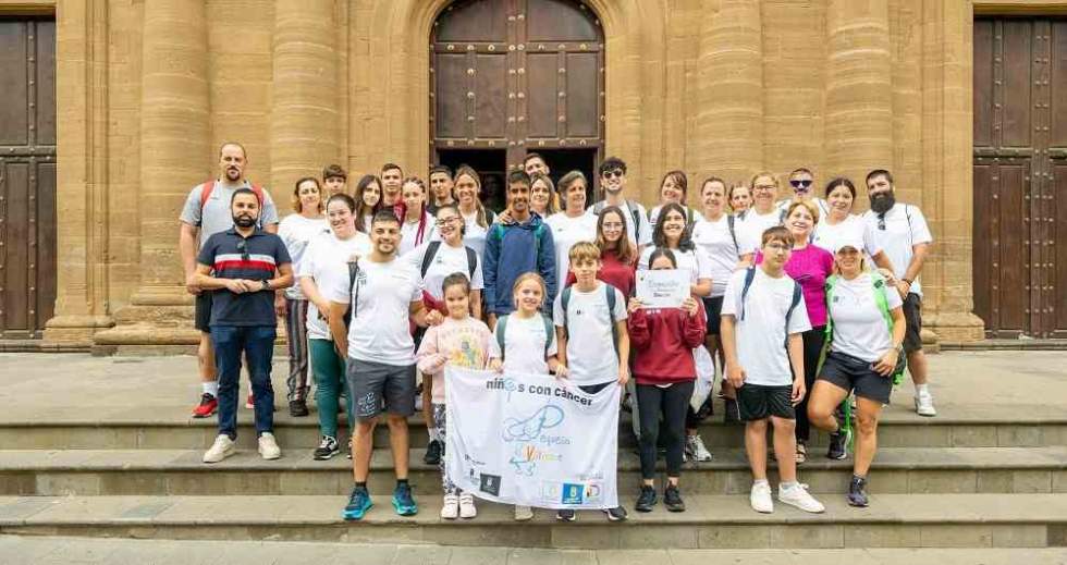 Pequeño Valiente a su llegada del Camino de Santiago