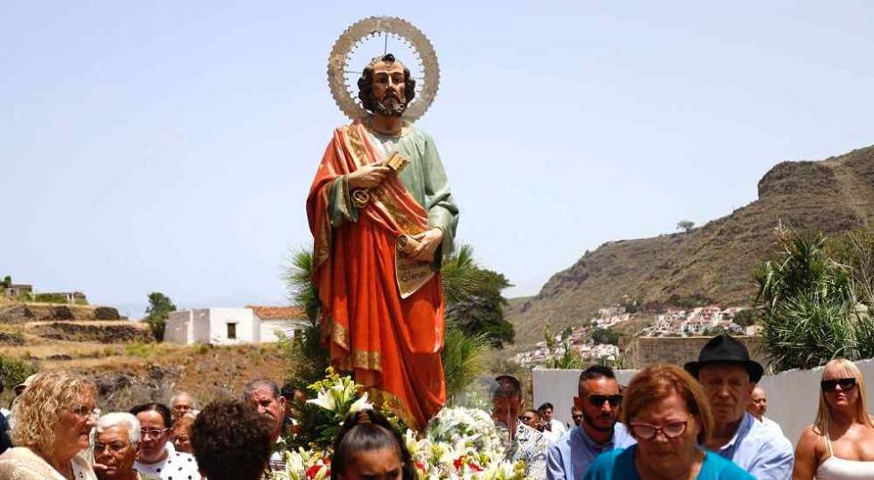 Procesión de sab Pedro en El Valle de Agaete