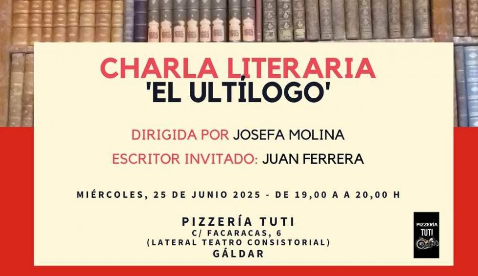 Cartel de la charla