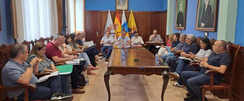 Pleno celebrado hoy en las Casas Consistoriales.