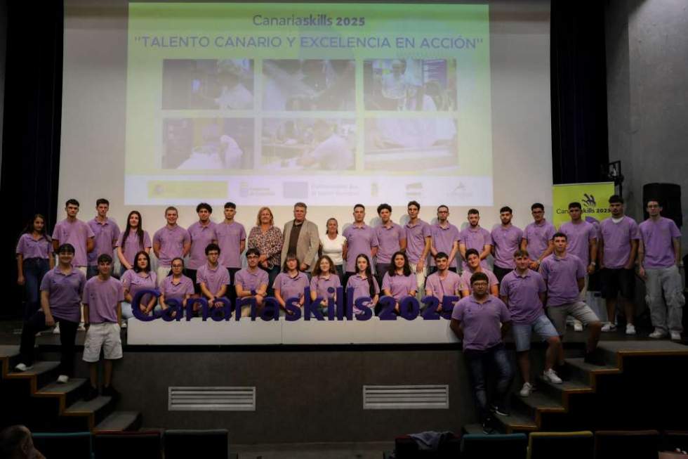 Presentación del equipo canario que participará en Spainskills 2026