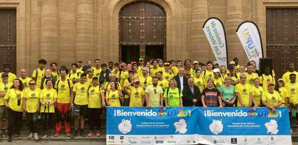 Llegada del equipo de Up2U al Templo de Santiago en 2024