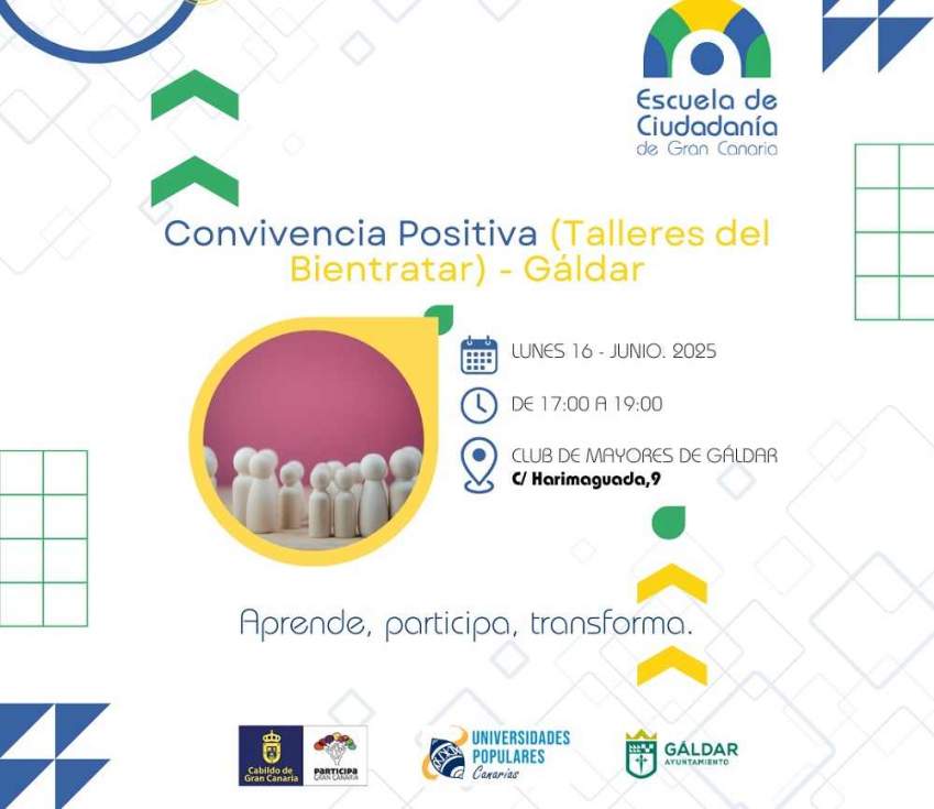 Cartel de Escuela de Ciudadanía de Gran Canaria