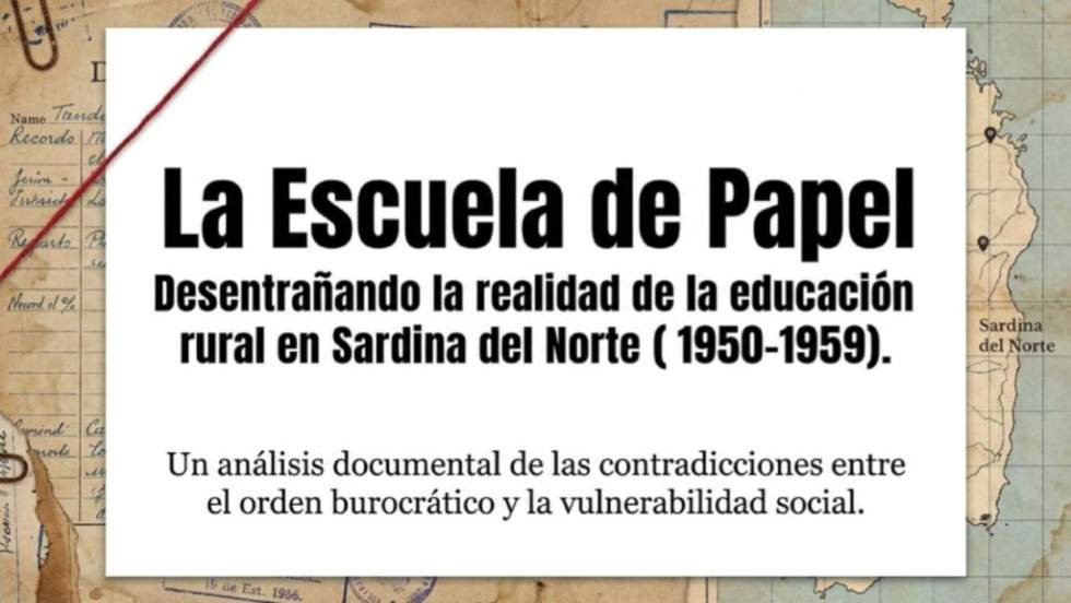 La escuela de papel:  desentrañando la realidad de la educación rural en Sardina del Norte 1950-1959 (III)