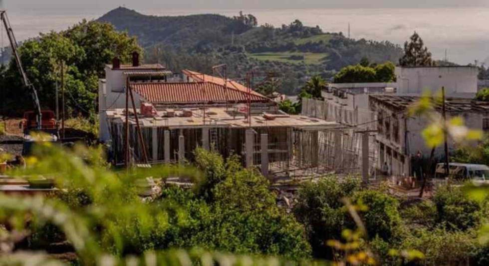 Las obras del Centro Sociosanitario de Valleseco alcanzan la última planta