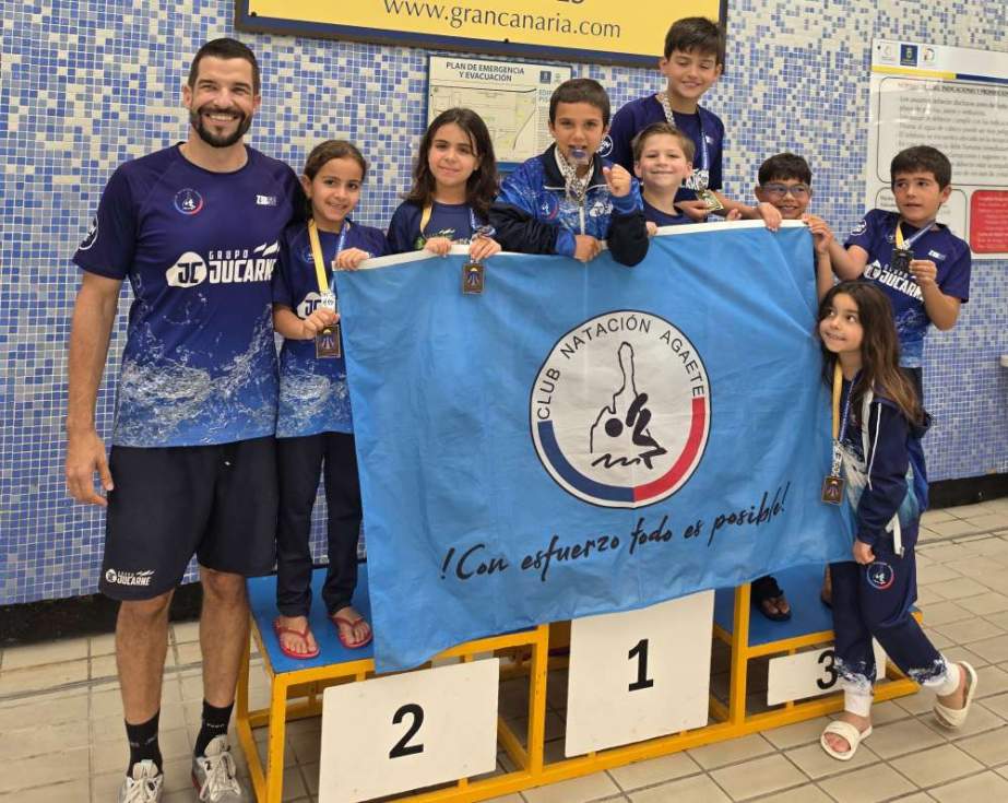 El Club Natación Agaete en la final de los Juegos Insulares de Gran Canaria