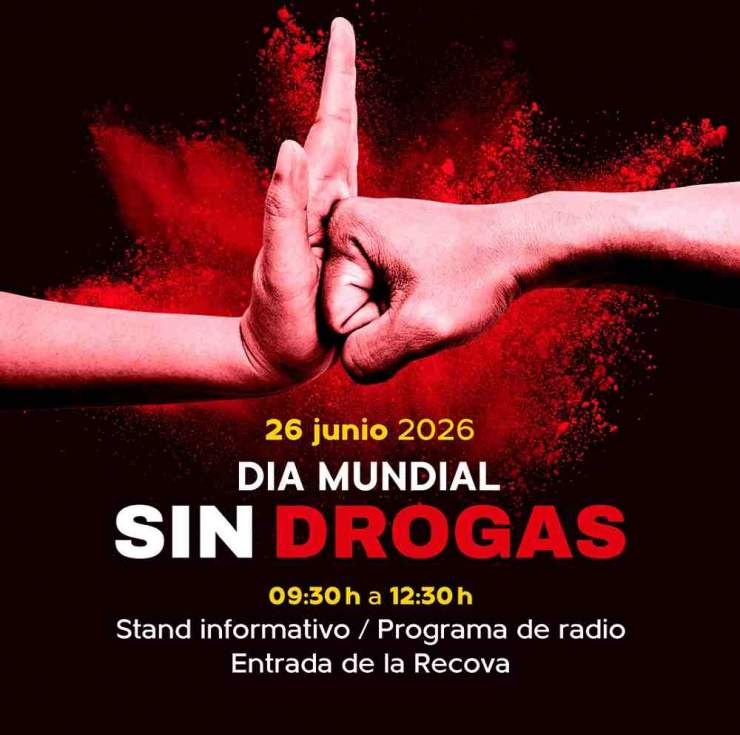 Gáldar se suma al Día Mundial sin Drogas con un stand informativo en la entrada de La Recova