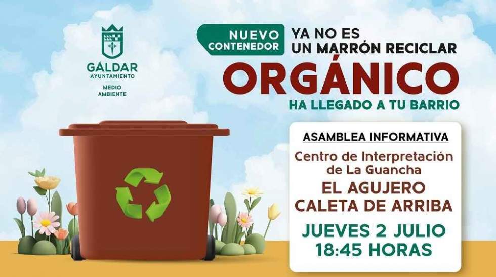 Nueva asamblea informativa para la implantación del contenedor marrón en El Agujero y Caleta de Arriba