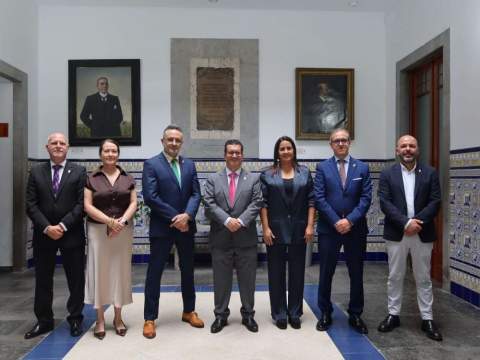 RFecepci&oacute;n al pregonero en las Casas Consitoriales de Arucas