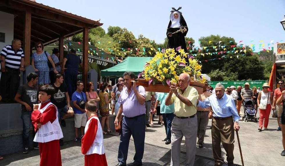 Procesión de santa Rita
