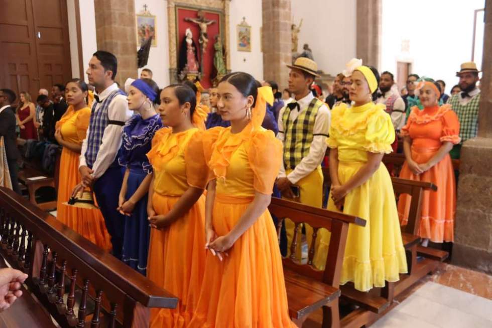 El grupo venezolano de Barina en la iglesia de la Candelaria de Ingenio