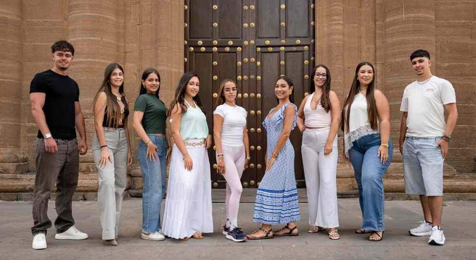 Aspirantes en la Gala de la Guayarmina y Benteju&iacute; de las Fiestas Mayores de Santiago 2026